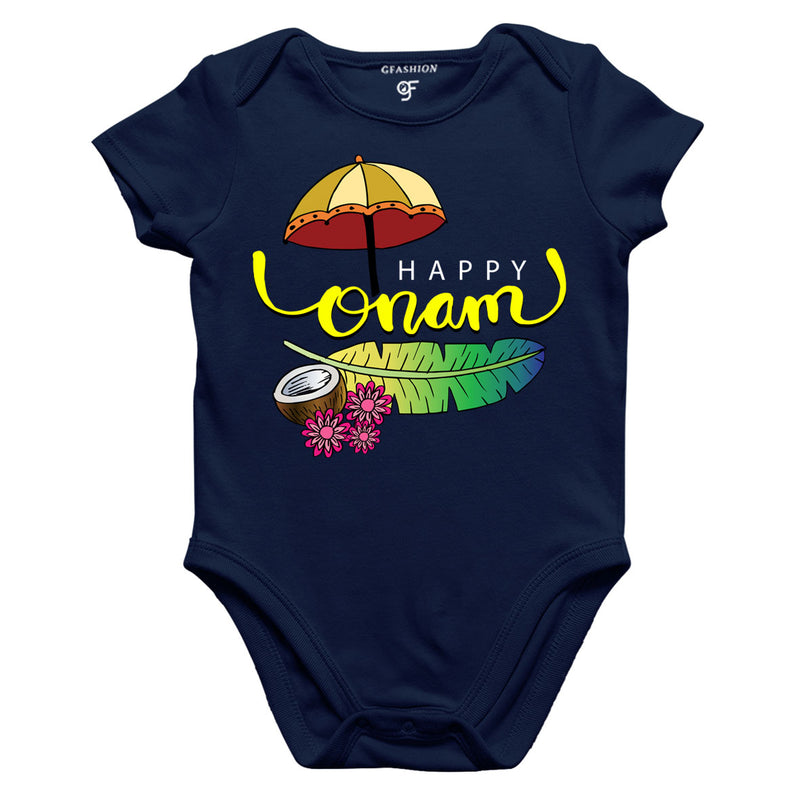 Happy Onam rompers onesie bodysuit for baby