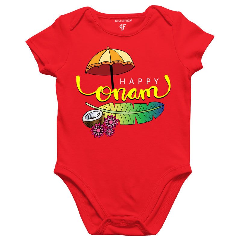 Happy Onam rompers onesie bodysuit for baby