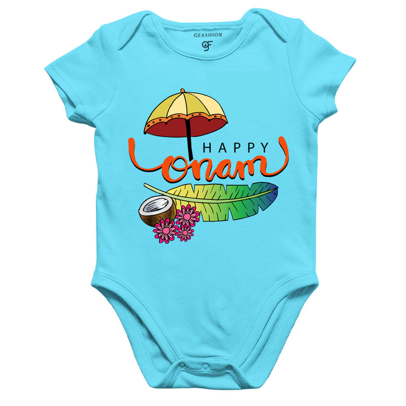 Happy Onam rompers onesie bodysuit for baby