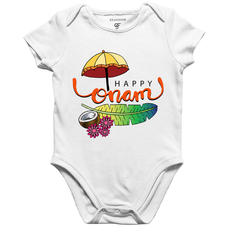 Happy Onam rompers onesie bodysuit for baby