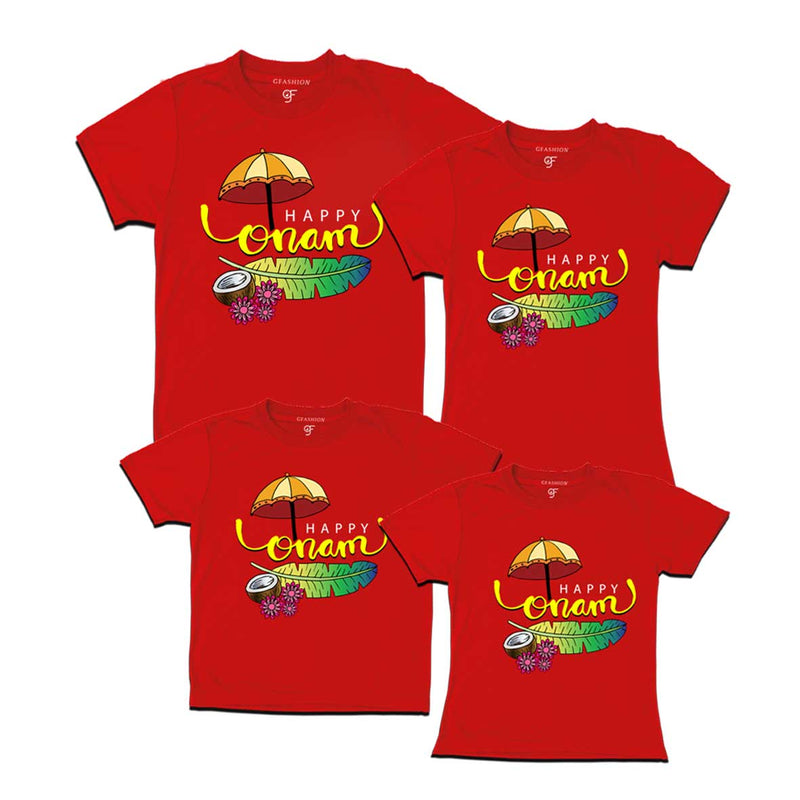Happy onam t-shirts family t shirts