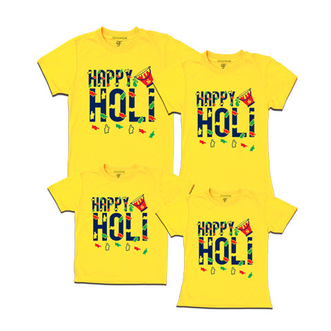 happy holi t shirts for all