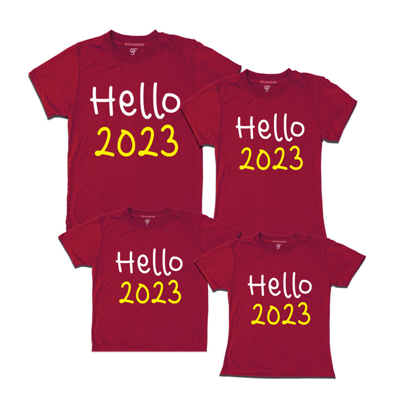 Cheers to the New Year T-shirts for Group