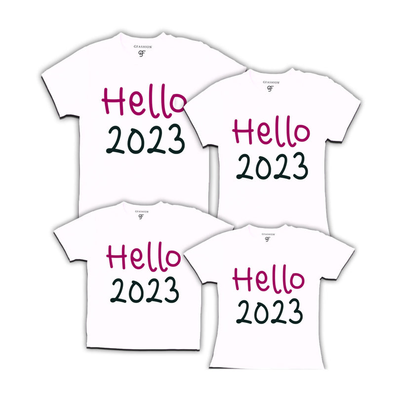 Cheers to the New Year T-shirts for Group