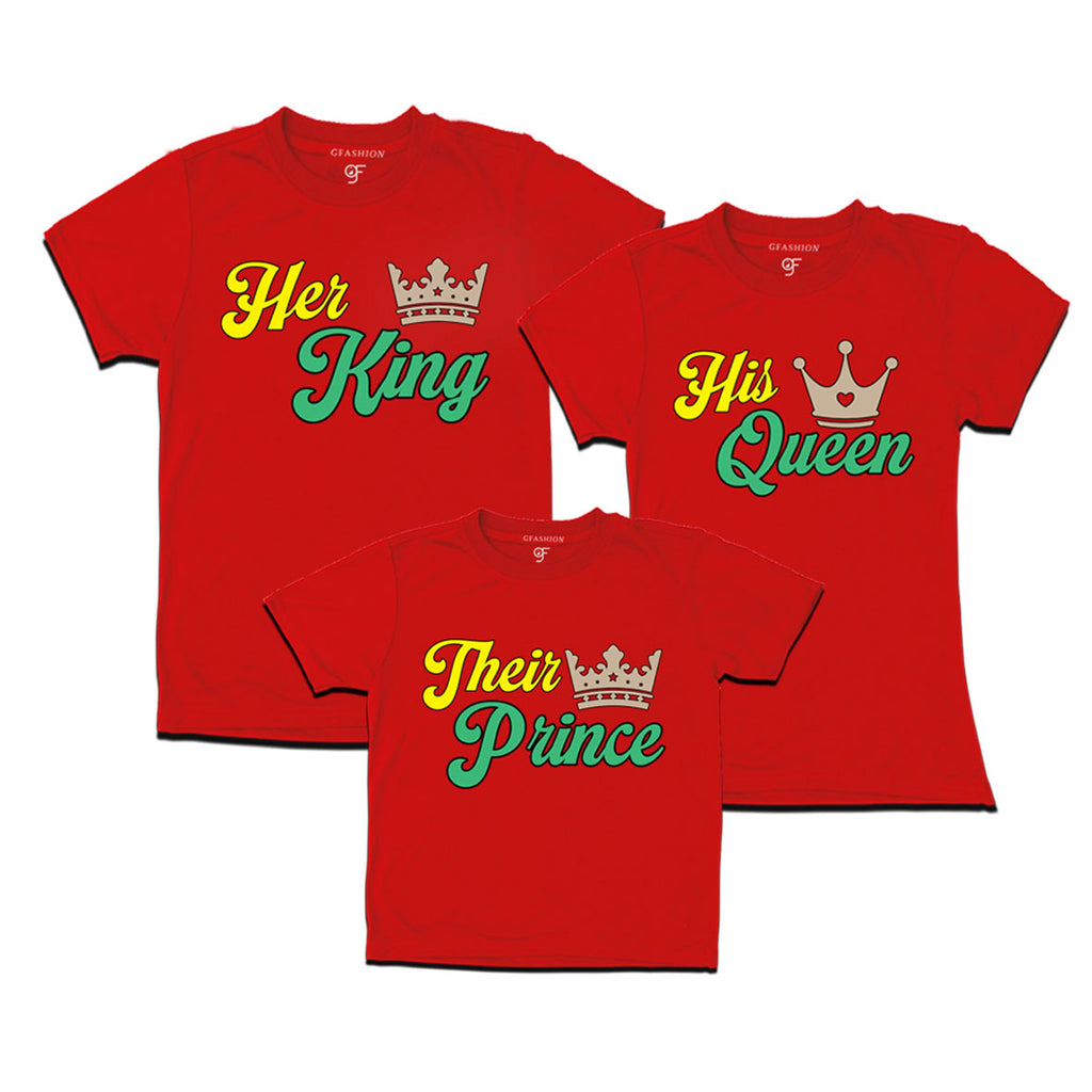 king queen prince t shirts