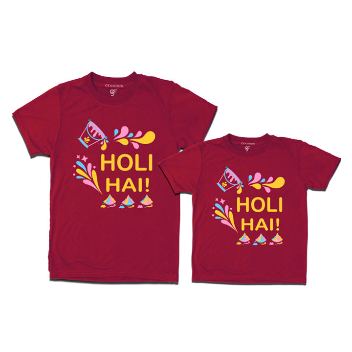 Holi hai t shirts compo pack set of 2,3,4 and more