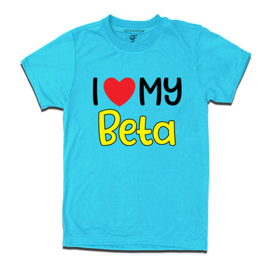i love my beta i love my papa t shirt