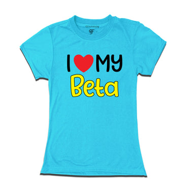 i love beta i love my mama t-shirts