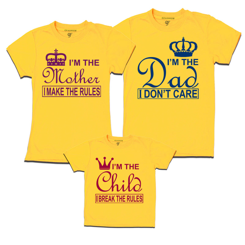 Funny Family Tees- Mother Rules