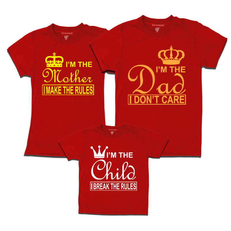 Funny Family Tees- Mother Rules