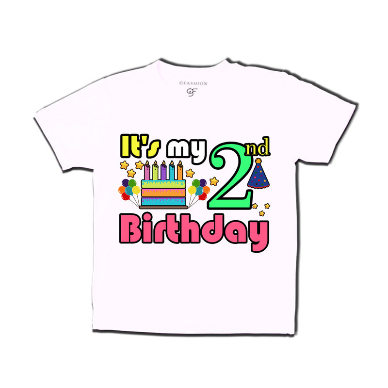 it's my 2nd birthday t-shirts