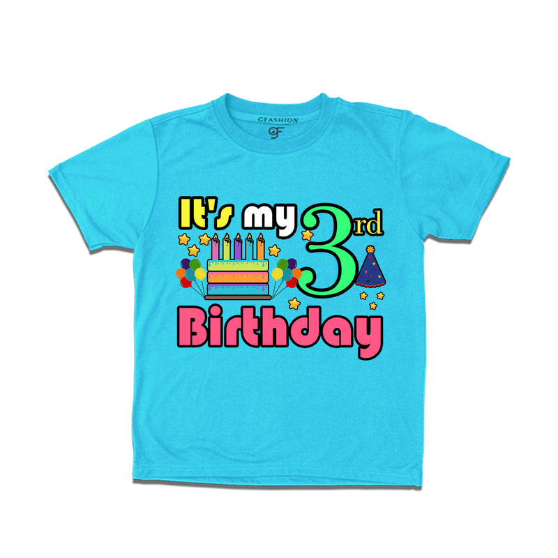 it's my 3rd birthday t shirts