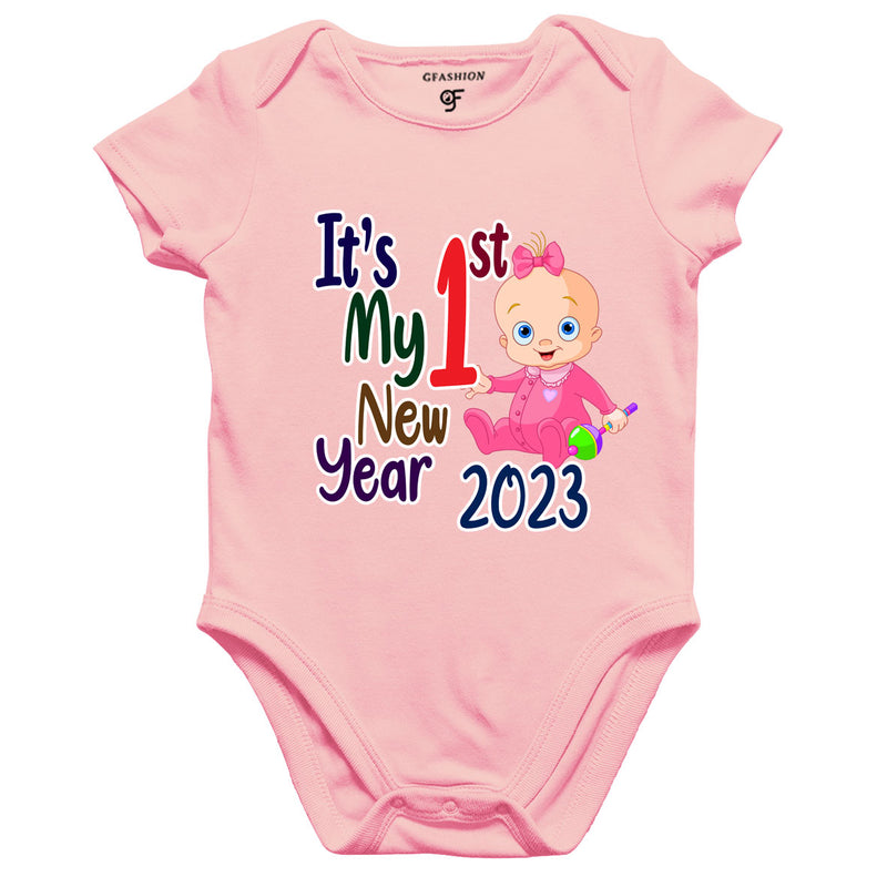 My First New Year 2023 Baby Rompers
