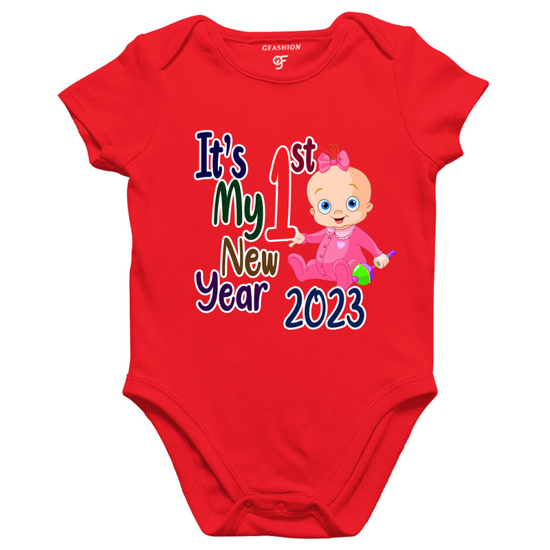 My First New Year 2023 Baby Rompers