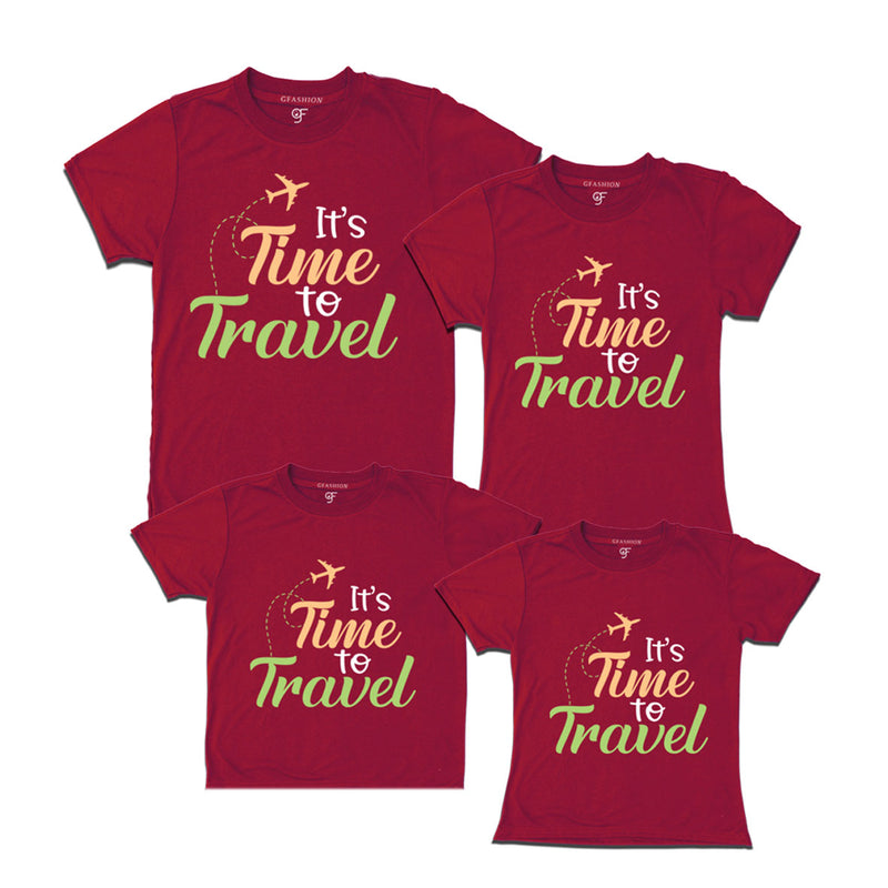 its time to travel t shirts for family