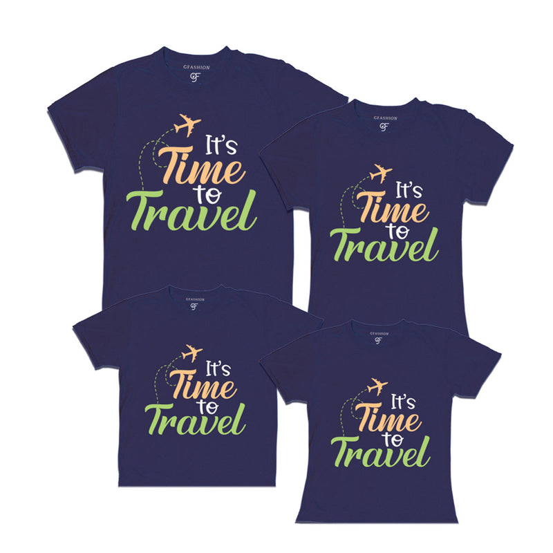 its time to travel t shirts for family