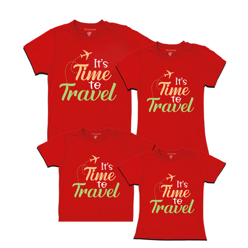 its time to travel t shirts for family