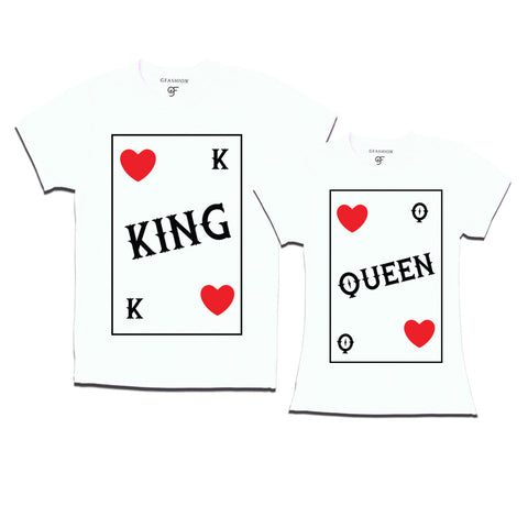 King and Queen-Couple T shirts