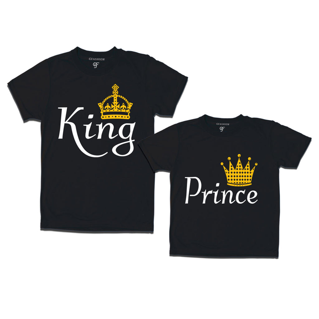 King and Prince t shirts for dad and son