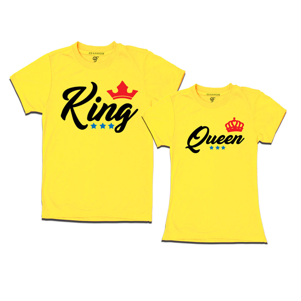 king queen t shirts - couple t shirts