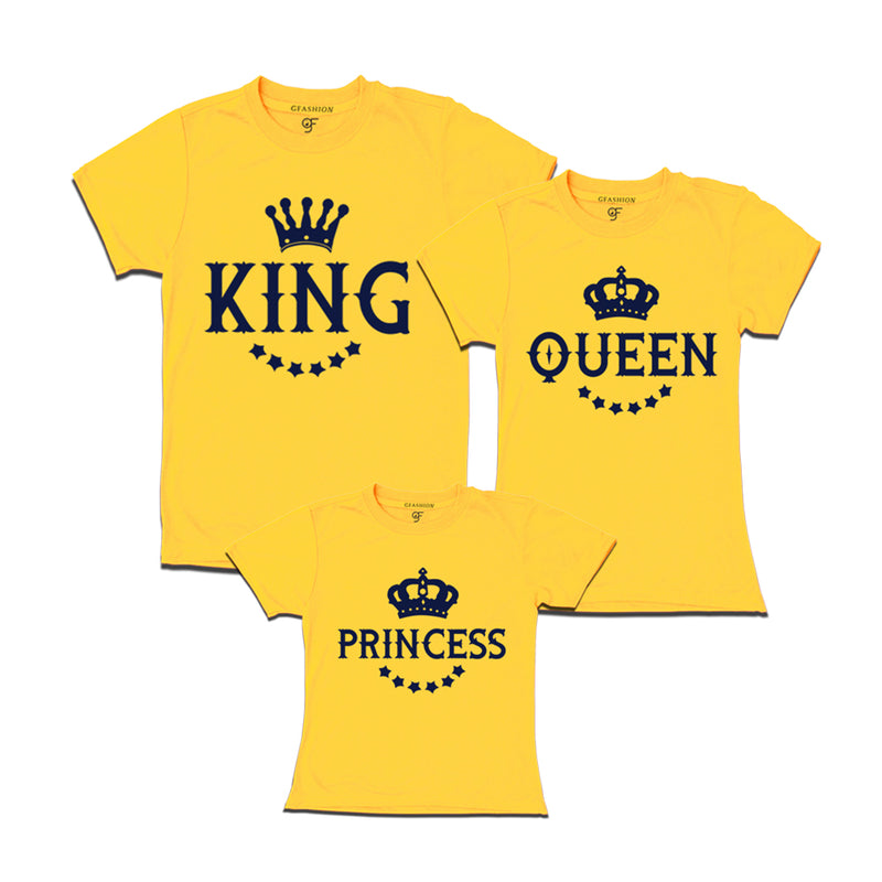 king queen and princess t shirts