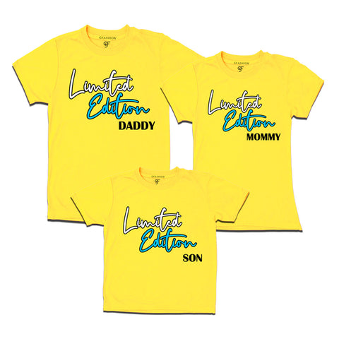 Limited Edition  dad-mom-son family T-shirts