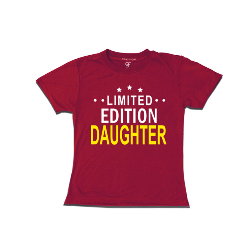 imited Edition-Daughter T-shirts-Maroon-gfashion