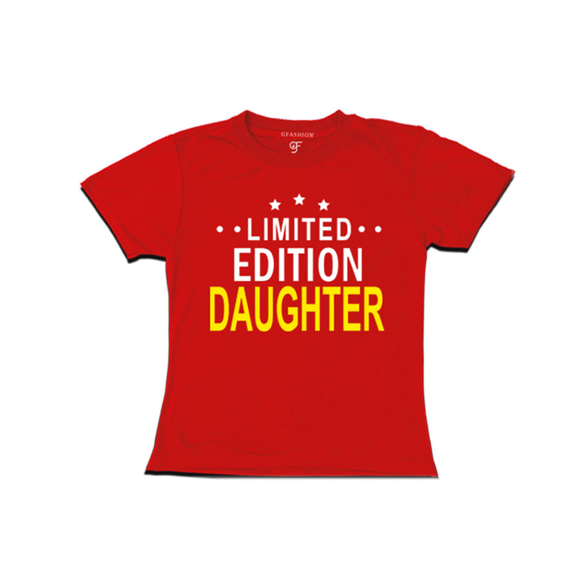 imited Edition-Daughter T-shirts-Red-gfashion