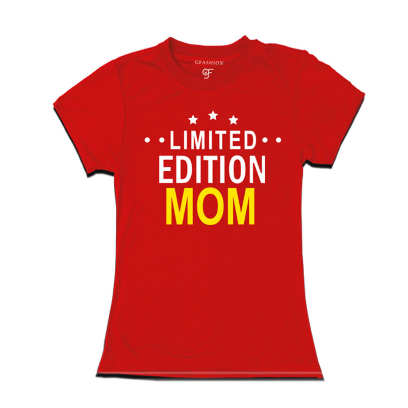 Limited Edition -Mom T-shirts-Red-gfashion