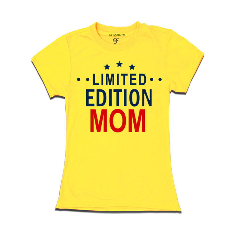 Limited Edition -Mom T-shirts-Yellow-gfashion