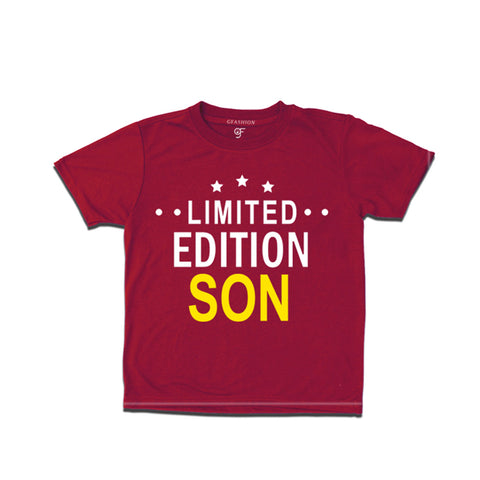 Limited Edition -Son T-shirts-Maroon-gfashion