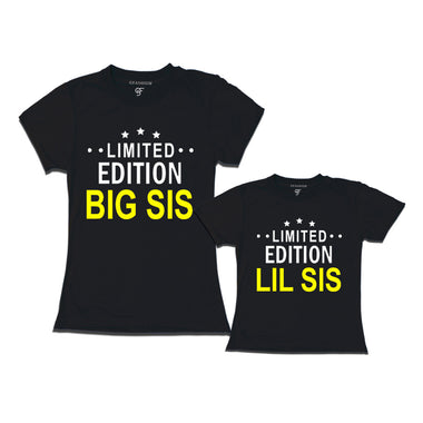 Limited Edition Big Sis-Lil Sis T-shirts-Black