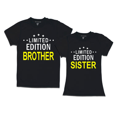 Limited Edition-Brother-Sister T-shirts-Black