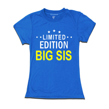 Limited Edition Big Sis T-shirts-Blue