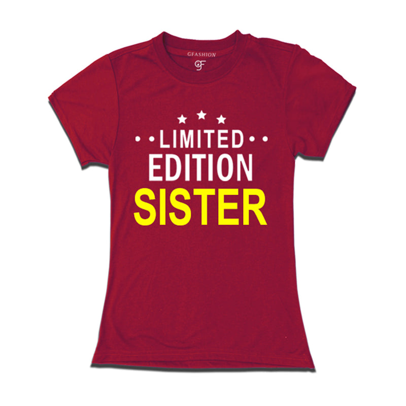 Limited Edition-Sister T-shirts-Maroon