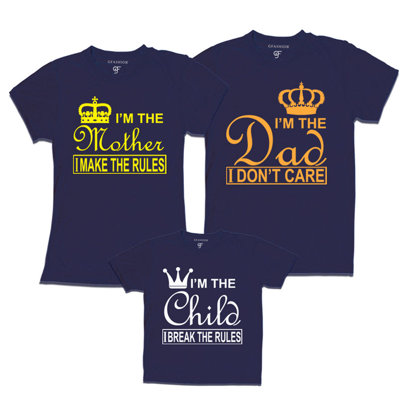 Funny Family Tees- Mother Rules