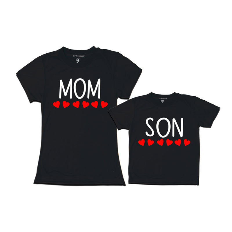 matching-t-shirts-for-mom-and-Son-get-now-from-gfahion-online-store-india-avaialble-all-colors-Black