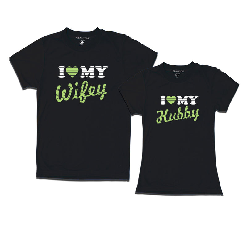 Couple Tees -hubby wifey