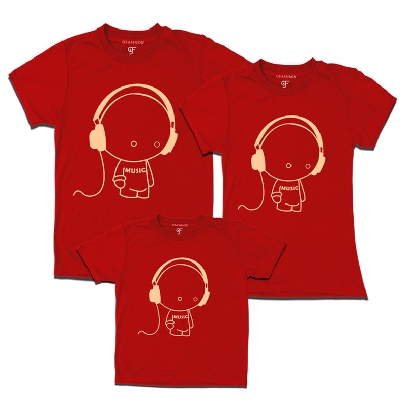 Celebrate this Christmas with matching family t-shirt for music