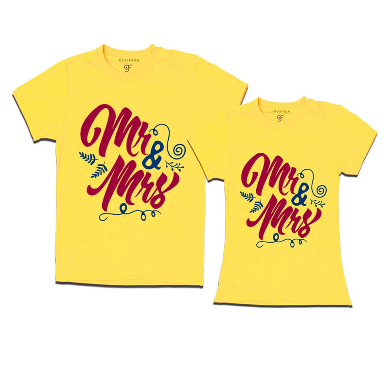 mr and mrs couple t shirts