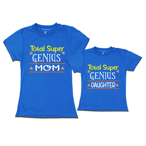 super genius mom and daughter t shirts
