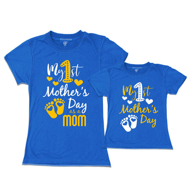 My first mother's day as a mom with baby Girl t shirt