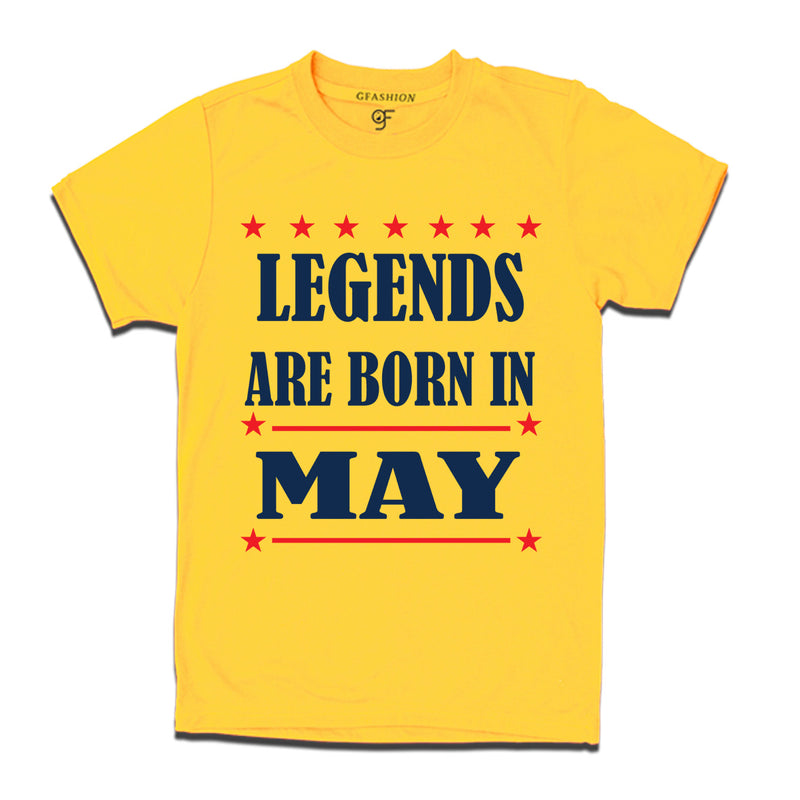 Ladies T-shirts - Legends Born in may