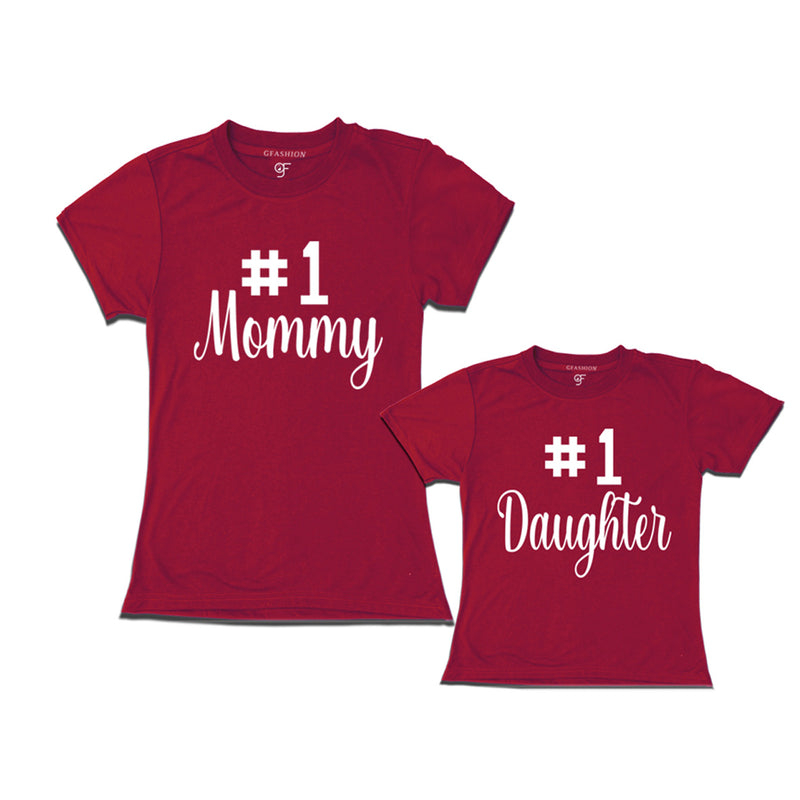 No1 Mother daughter t shirts