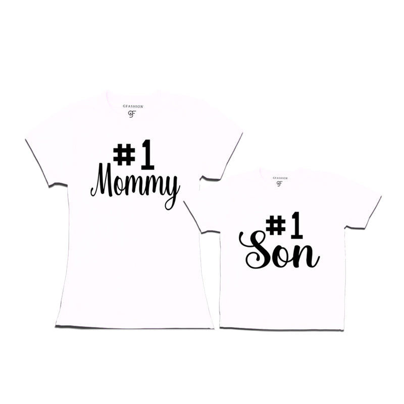 No1 mom son t-shirts