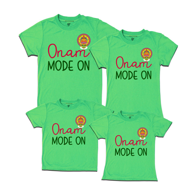Onam Mode on onam T-shirts family t shirts