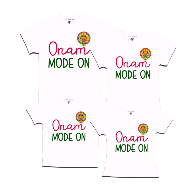 Onam Mode on onam T-shirts family t shirts