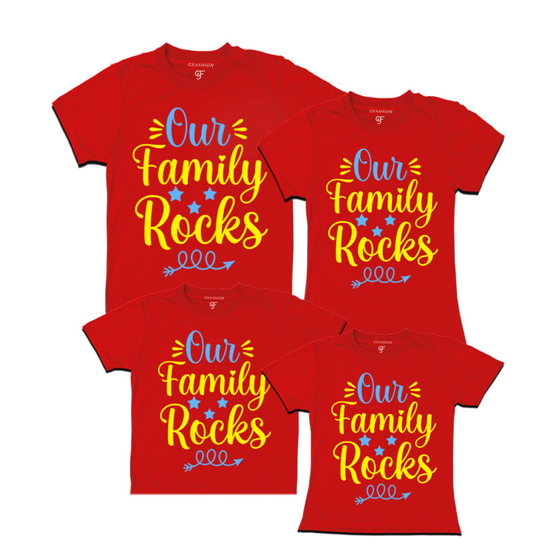 Our Family Rocks Family T-shirts For Group