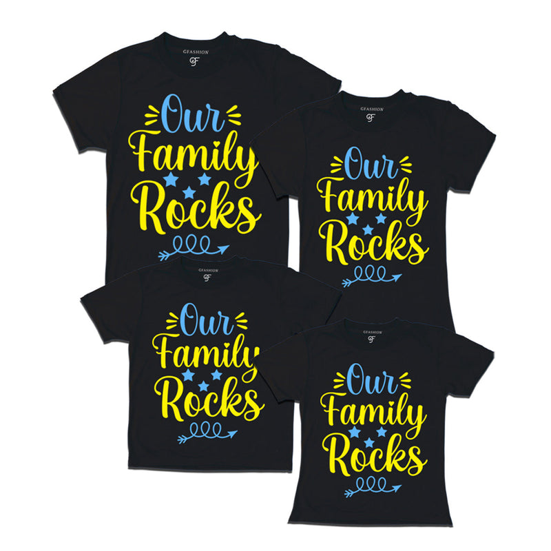 Our Family Rocks Family T-shirts For Group