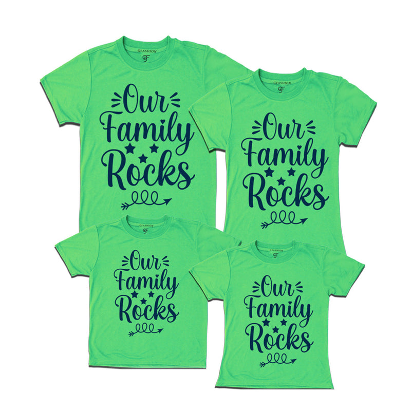 Our Family Rocks Family T-shirts For Group